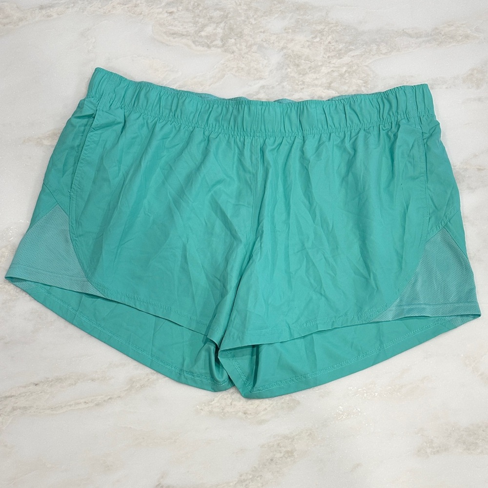 Athletic Works Turquoise Women's Athletic Shorts Size XXXL